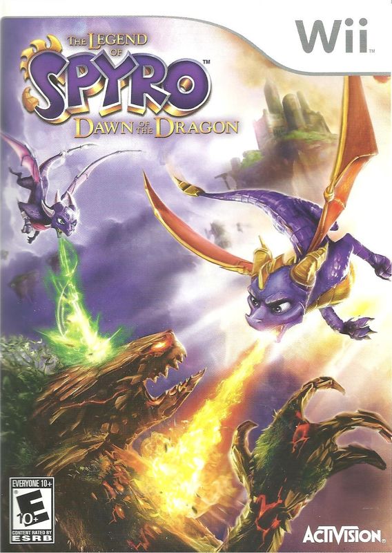 Legend of Spyro Dawn of the Dragon box art for Xbox 360